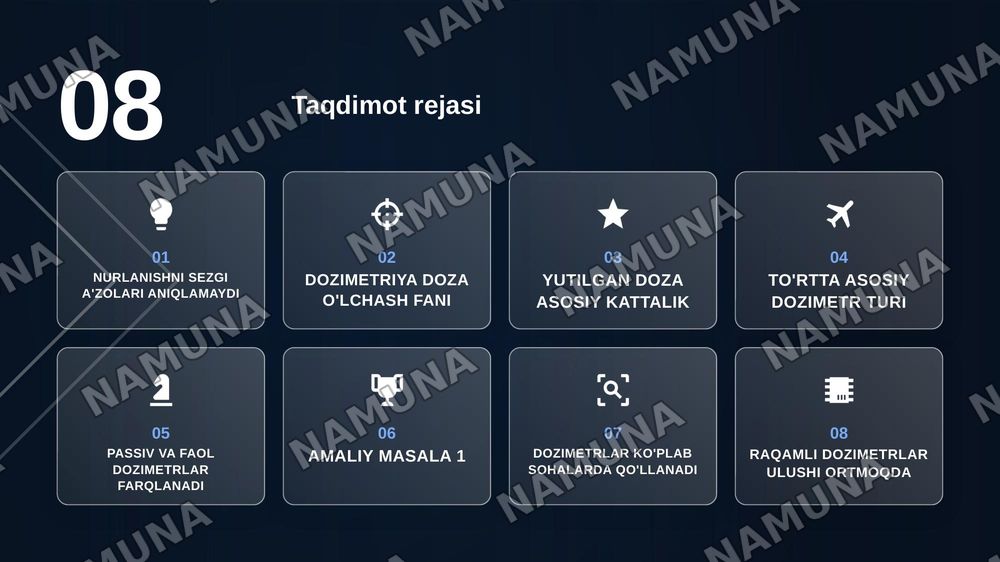 Dozimetrik asboblar va usullari — zamonaviy taqdimot, 2-slayd