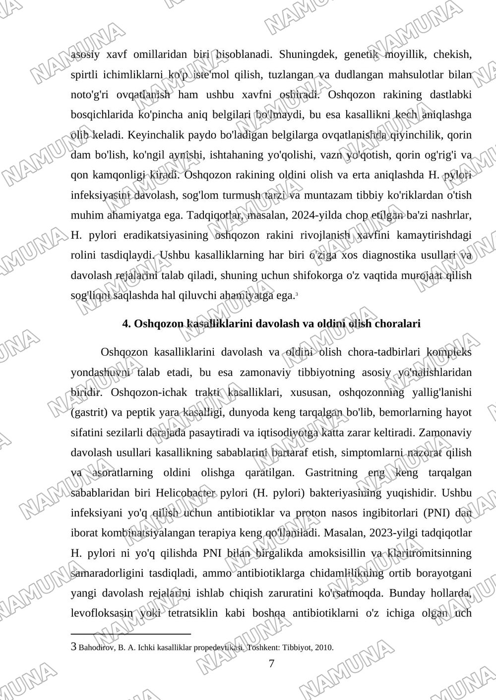 Oshqozon kasalliklari — referat, 7-varaq