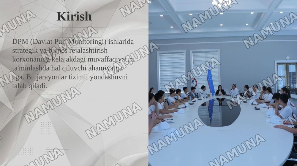 DPM ishlarining strategik rejalari va biznes rejalari. Strategik rejalashtirish — taqdimot, 3-slayd