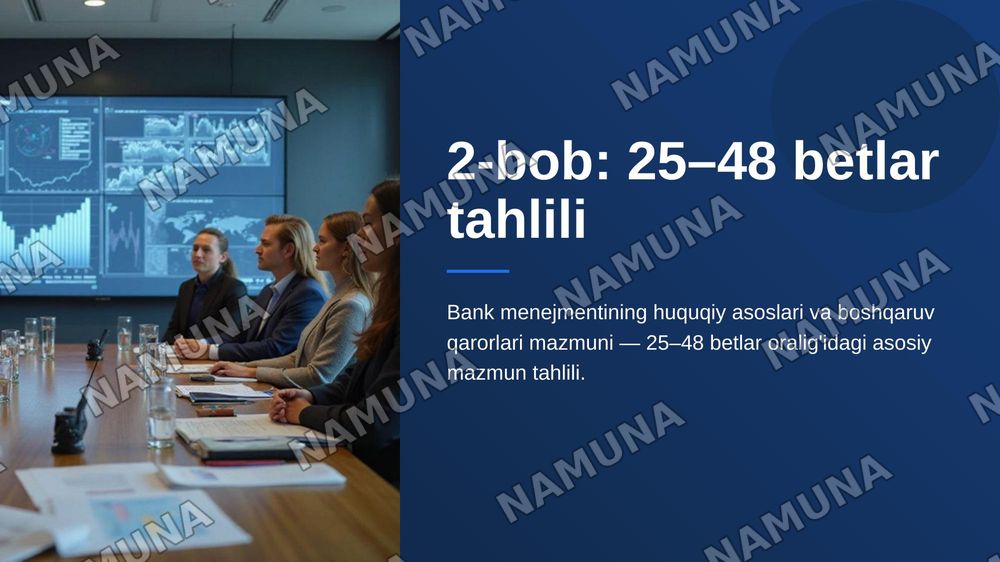 2 bob 25dan 48 betgacha bolgan malumotlarni — zamonaviy taqdimot, 1-slayd