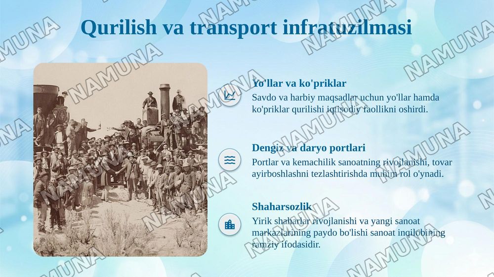 O'rta asrlarda Amerika sanoat inqilobi — taqdimot, 6-slayd