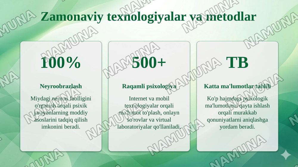 Hozirgi zamon pisixologiyasining tadqiqot metodlari — taqdimot, 8-slayd