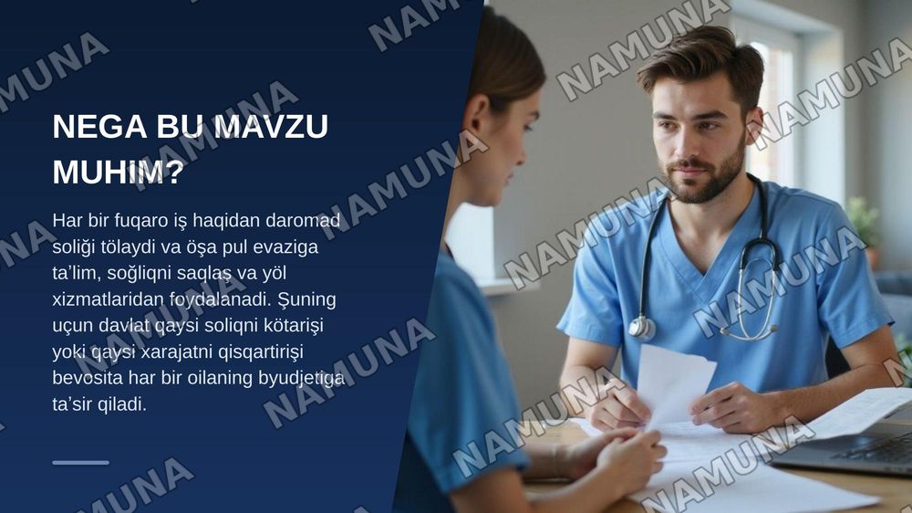 Moliyaviy siyosat — zamonaviy taqdimot, 3-slayd