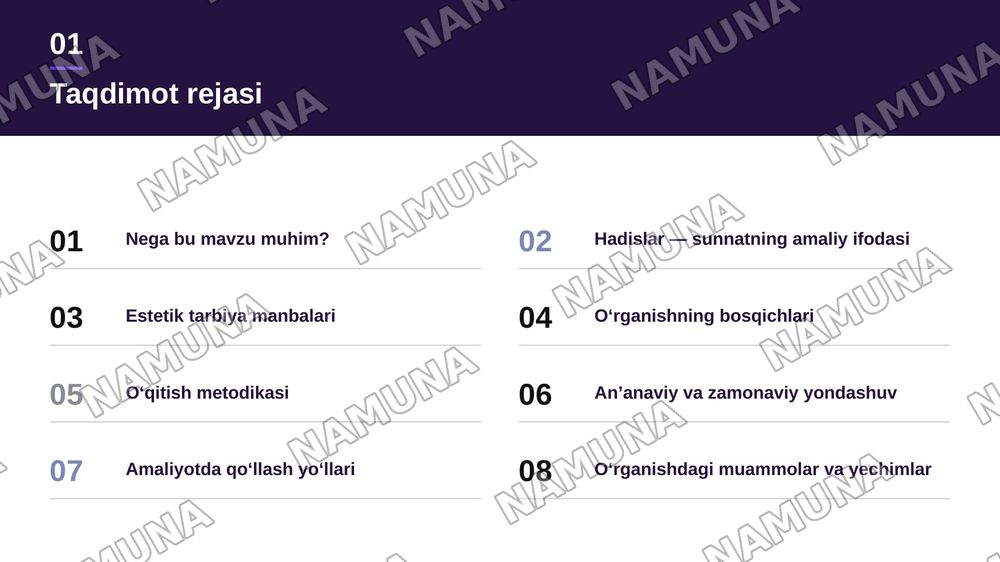 Qur’oni Karim. Hadislarning ma’naviy-ahloqiy, estetik, pedagogik, o‘rganish masalalari. — zamonaviy taqdimot, 2-slayd