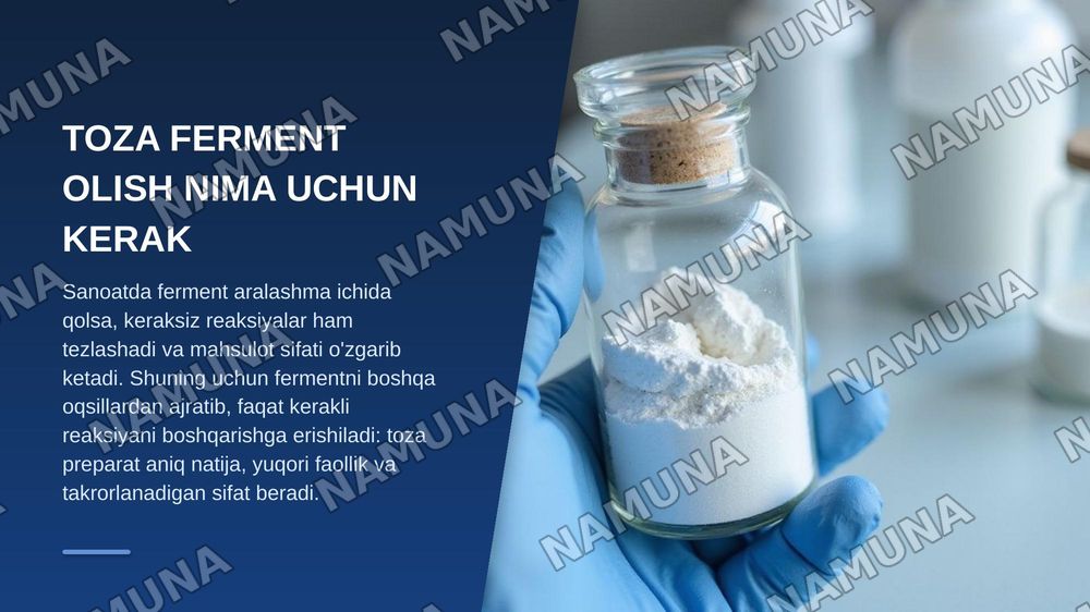 Fermentni ajratib olish — zamonaviy taqdimot, 5-slayd