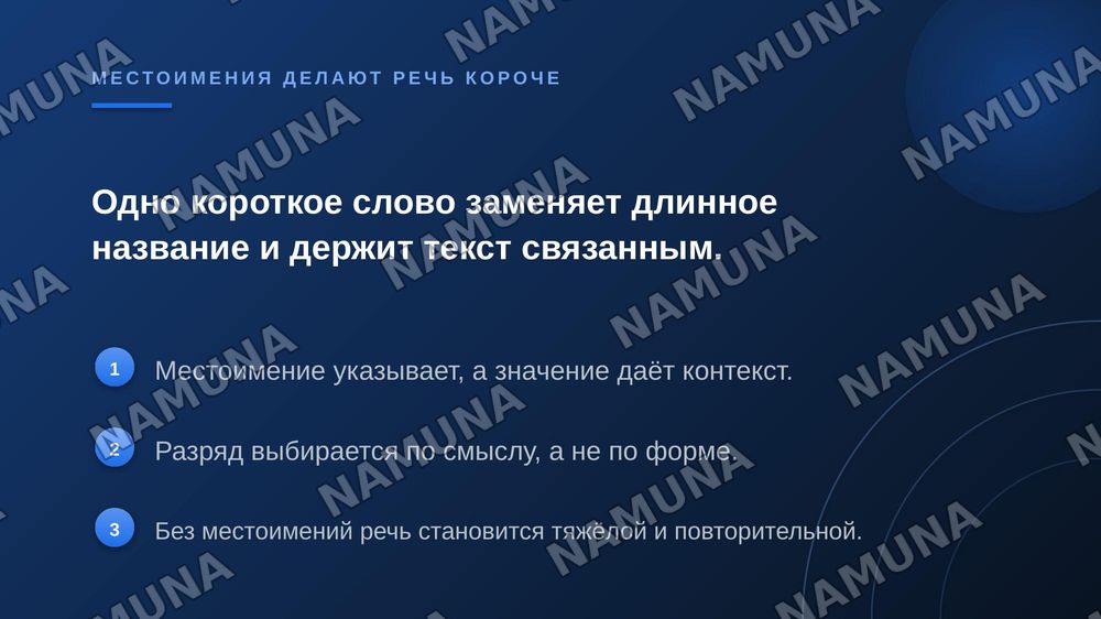 Местоимения — zamonaviy taqdimot, 7-slayd