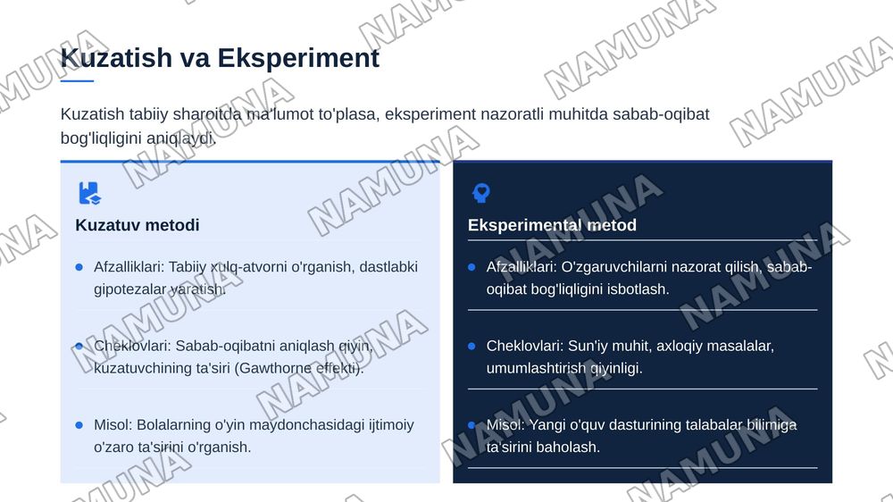 Hozirgi zamon pisixalogiyasining tadqiqot metodlari — zamonaviy taqdimot, 5-slayd