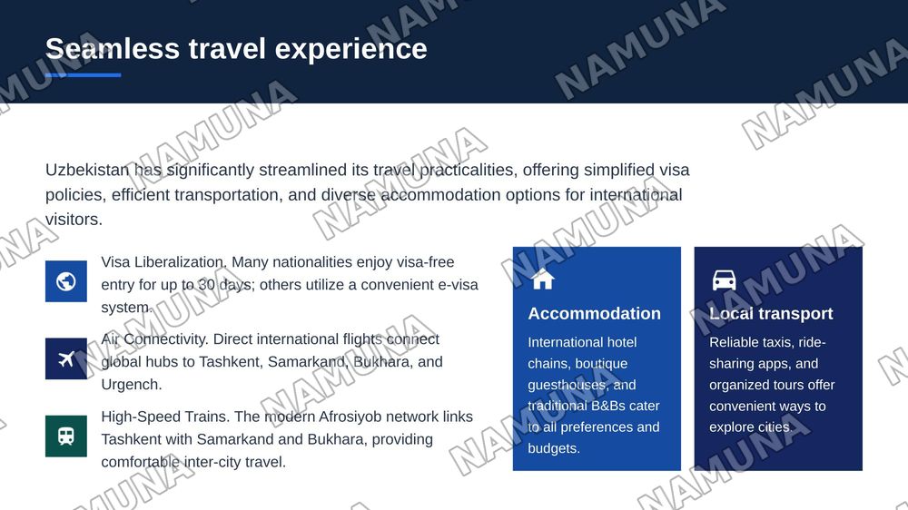 Travel in Uzbekistan — zamonaviy taqdimot, 7-slayd