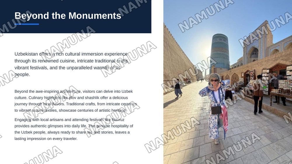 Travel in Uzbekistan — zamonaviy taqdimot, 8-slayd