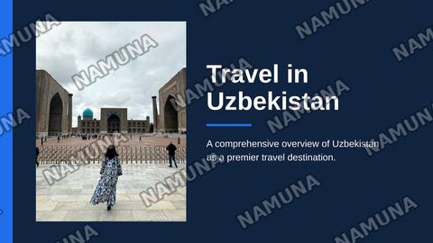 Travel in Uzbekistan — zamonaviy taqdimot
