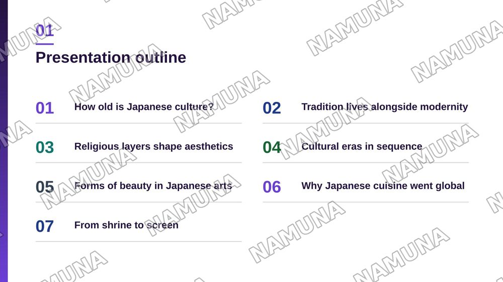 Japanese culture — zamonaviy taqdimot, 2-slayd