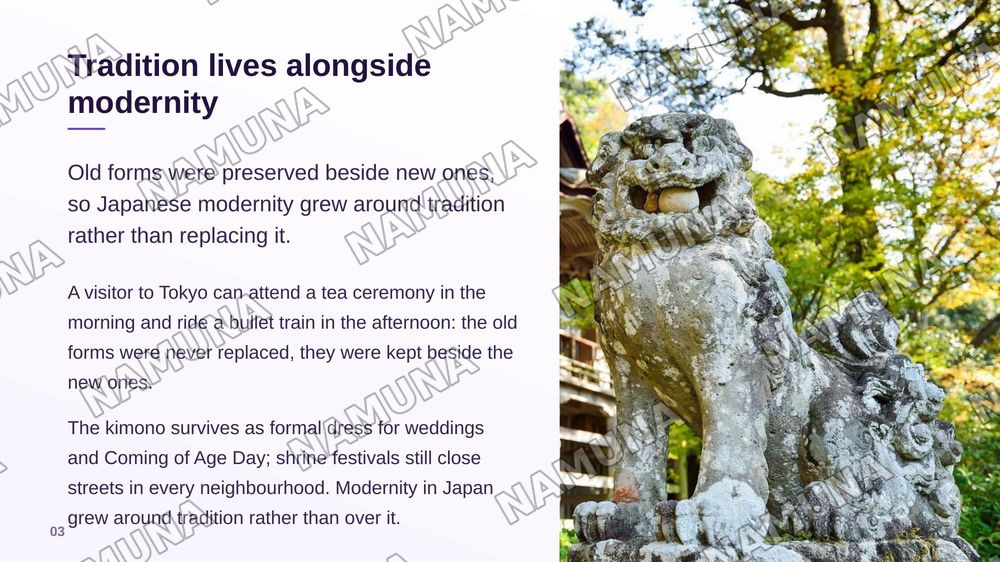 Japanese culture — zamonaviy taqdimot, 4-slayd
