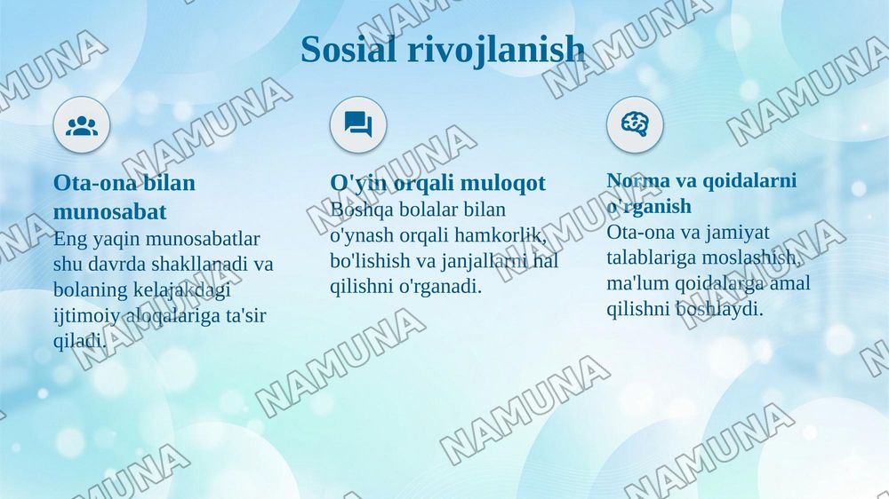 Ilk bolalik davri psixologik xususiyatlari — taqdimot, 7-slayd
