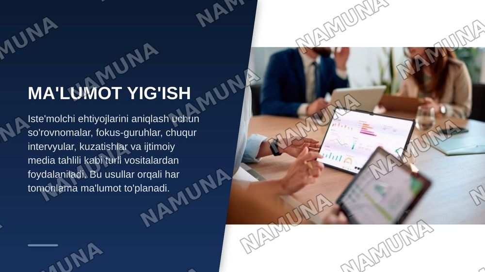 Iste’molchilar ehtiyojlarini o‘rganish va biznes strategiyada hisobga olish. — zamonaviy taqdimot, 8-slayd