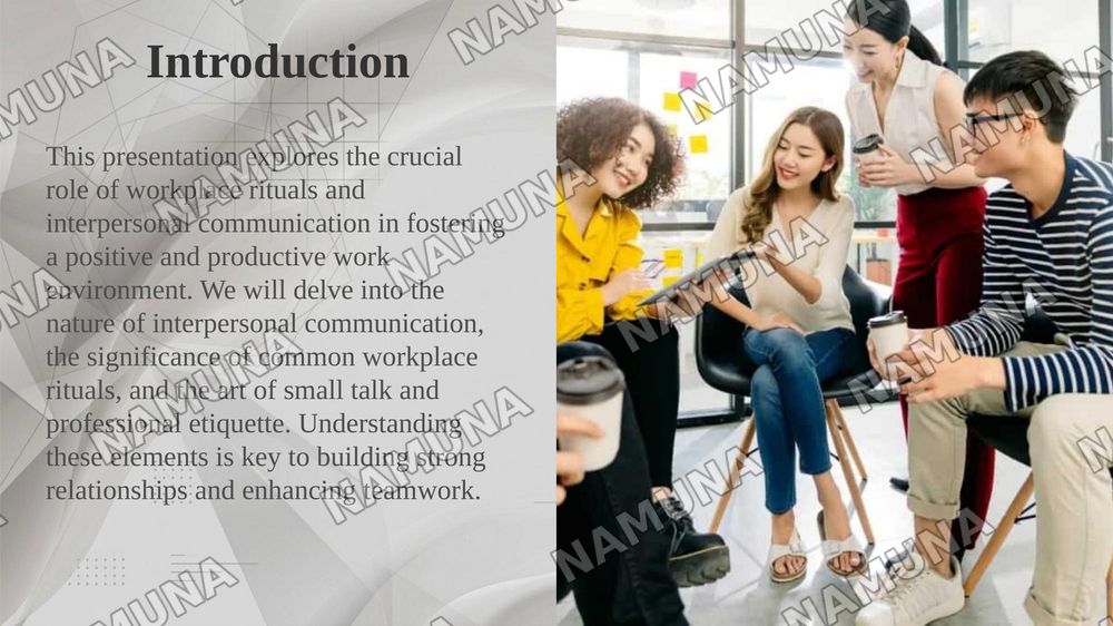Workplace rituals and interpersonal communication — taqdimot, 3-slayd