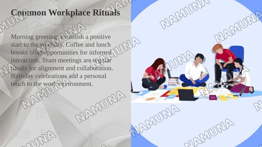 Workplace rituals and interpersonal communication — taqdimot, 6-slayd