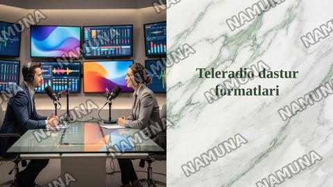 Teleradio dastur formatlari — taqdimot