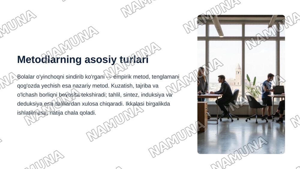 Ilmiy tadqiqot metodlari — zamonaviy taqdimot, 4-slayd