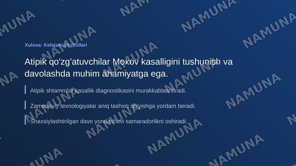 Atipik qo'zgatuvchilar Moxov kasalligi — zamonaviy taqdimot, 7-slayd