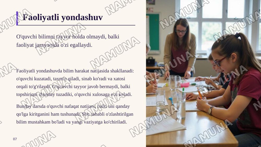 Pedagogikadagi asosiy metodolik yondashuvlar — zamonaviy taqdimot, 8-slayd