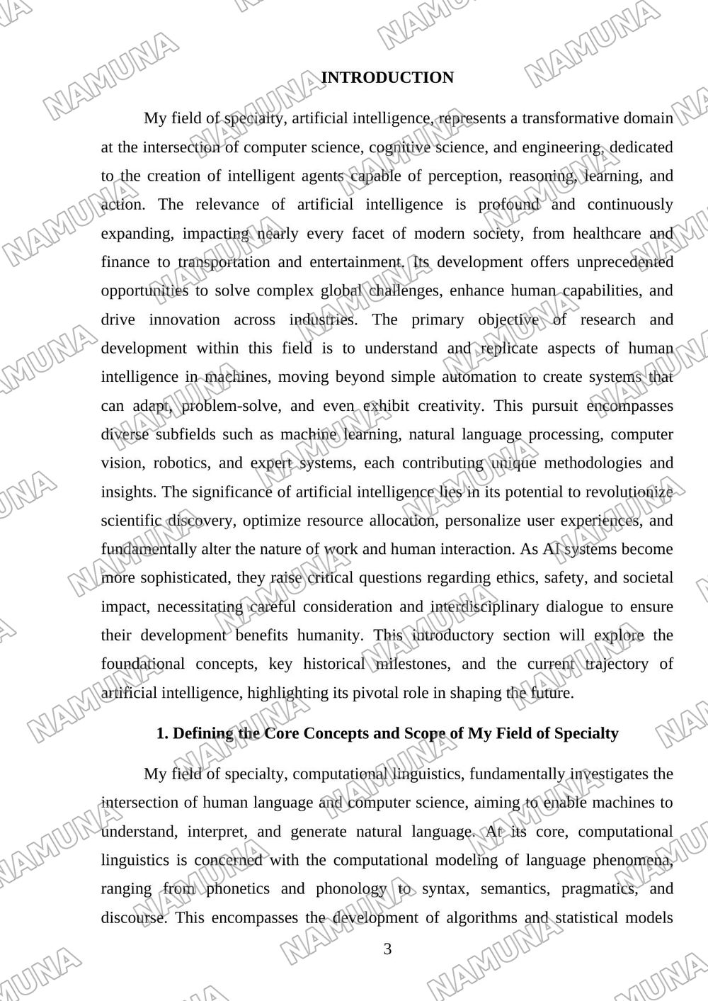 My Field of Specialty — mustaqil ish, 3-varaq