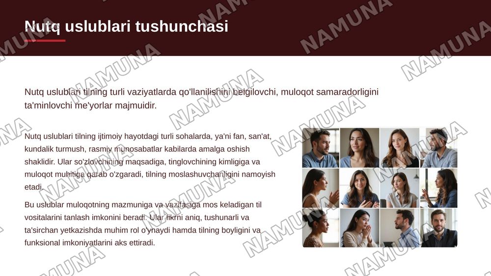 Badiiy soʻzlashuv rasmiy ilmiy ommabop nutq uslublarini tavsiflash — zamonaviy taqdimot, 3-slayd