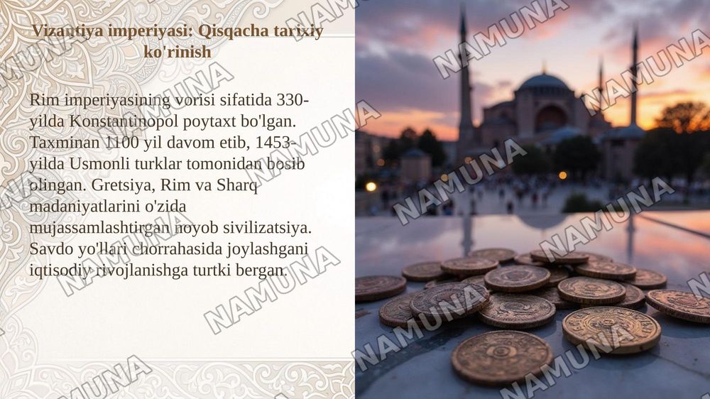 Vizantiya tibbiyotida numizmatika — taqdimot, 4-slayd