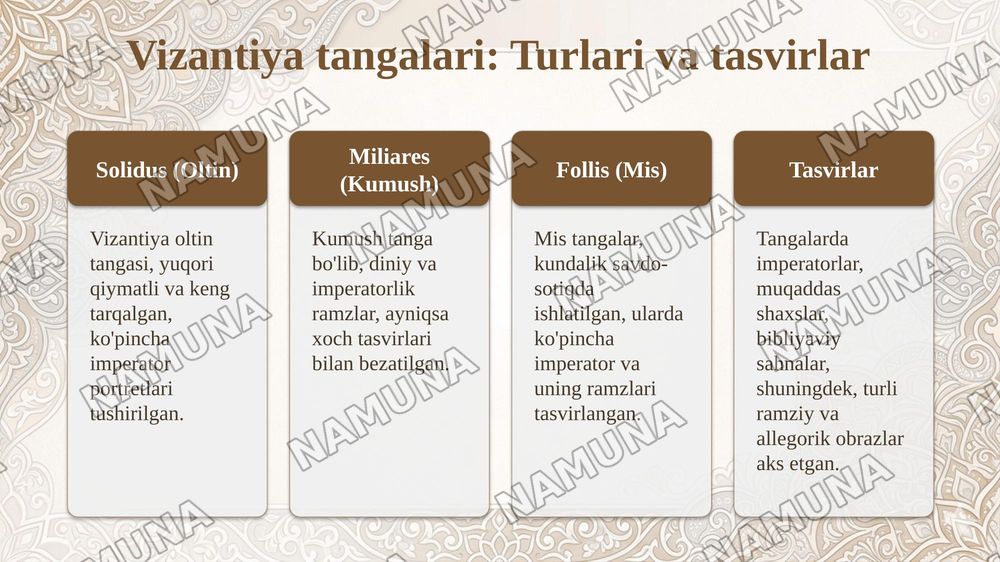 Vizantiya tibbiyotida numizmatika — taqdimot, 6-slayd