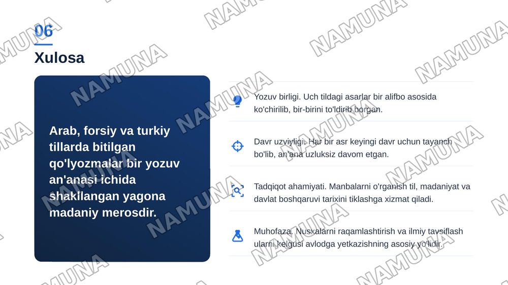 Arab alifbosidagi dastlabki manbalar arab forsiy turkiy tillardagi manbalar — zamonaviy taqdimot, 7-slayd