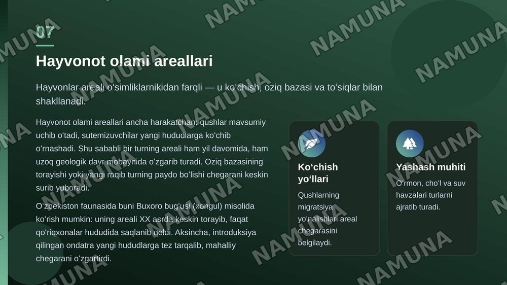 Areologiya haqida maʼlumot — zamonaviy taqdimot, 8-slayd