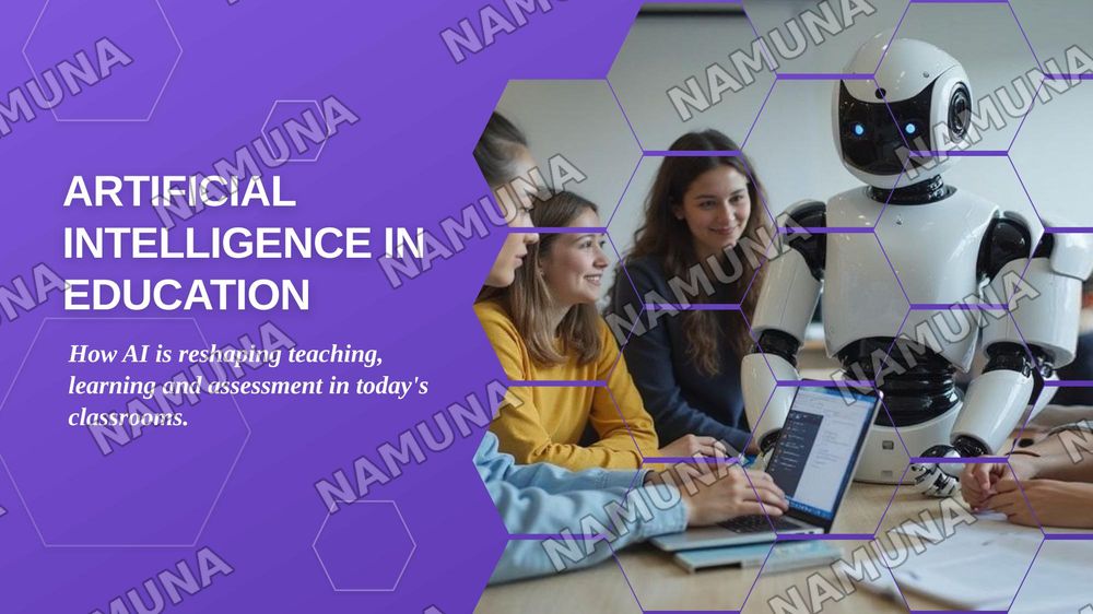 Artificial Intelligence in Education — zamonaviy taqdimot, 1-slayd