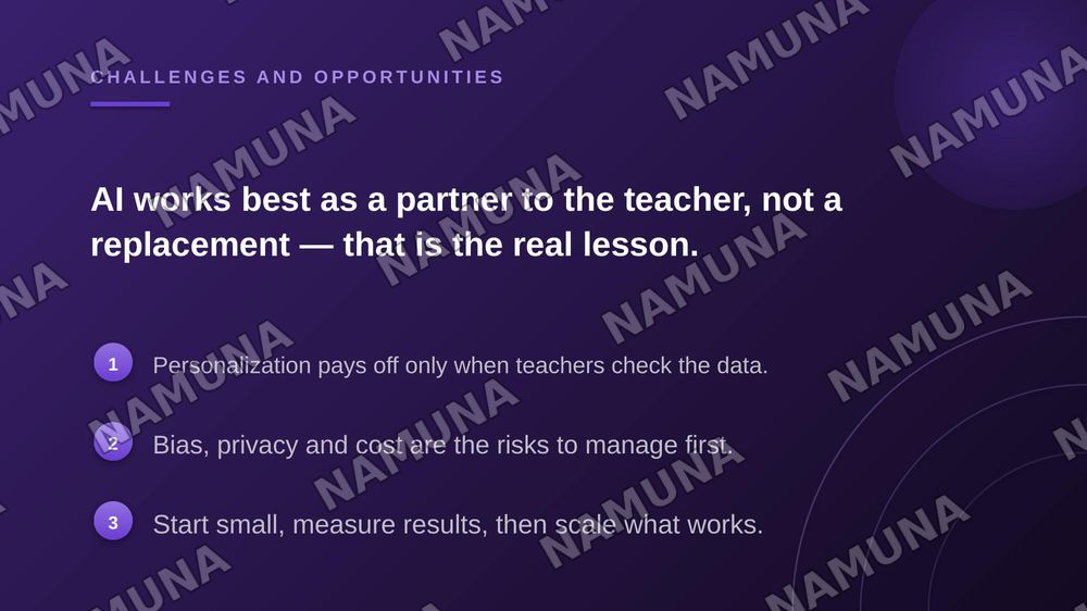 Artificial Intelligence in Education — zamonaviy taqdimot, 7-slayd