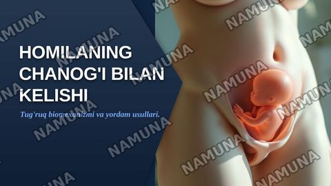 Homilaning chanog’i bilan kelishi. Tug’ruq biomexanizmi. Lovset va Moris-Smeyli-Veyta usullari. — zamonaviy taqdimot