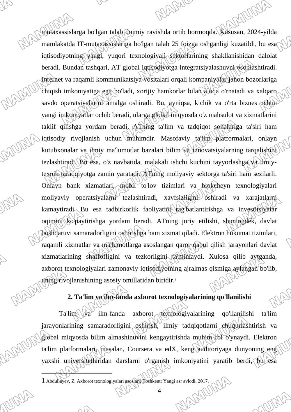 Benefits of Information Technology — referat, 4-varaq