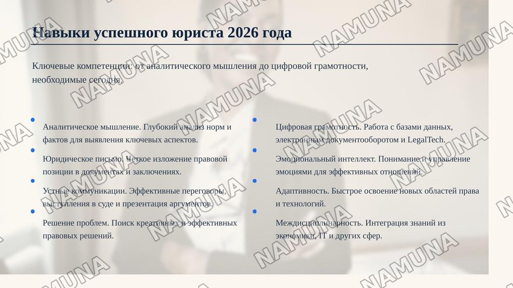 Планирование успешной картеры юриста — zamonaviy taqdimot, 7-slayd