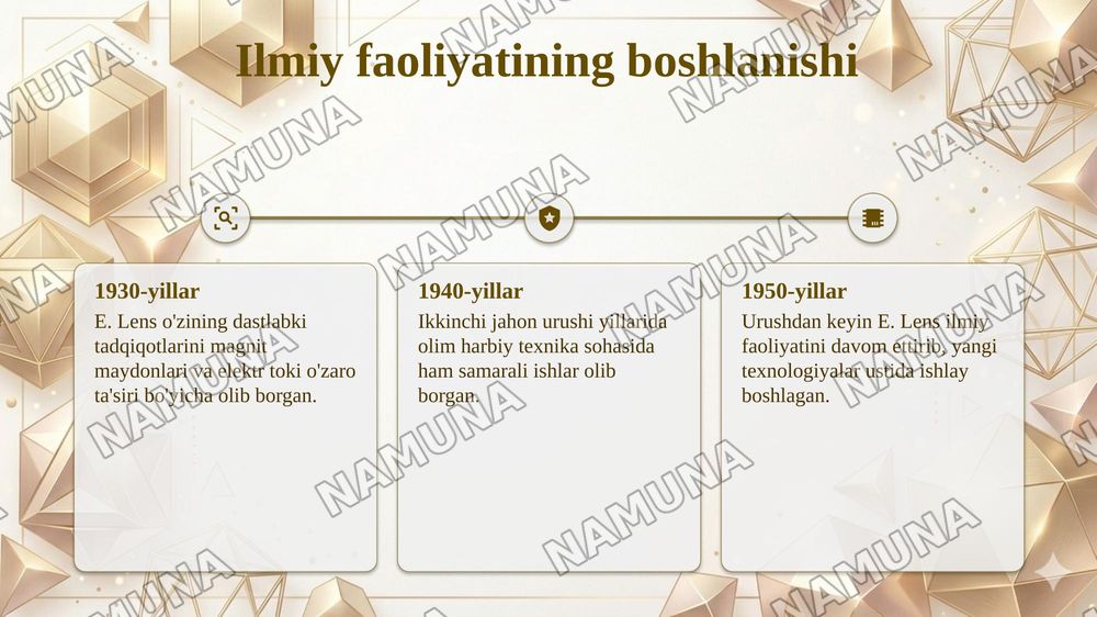E. Lens olimning avtobiografiyasi va yaratgan qonunlari va qurilmalari — taqdimot, 5-slayd