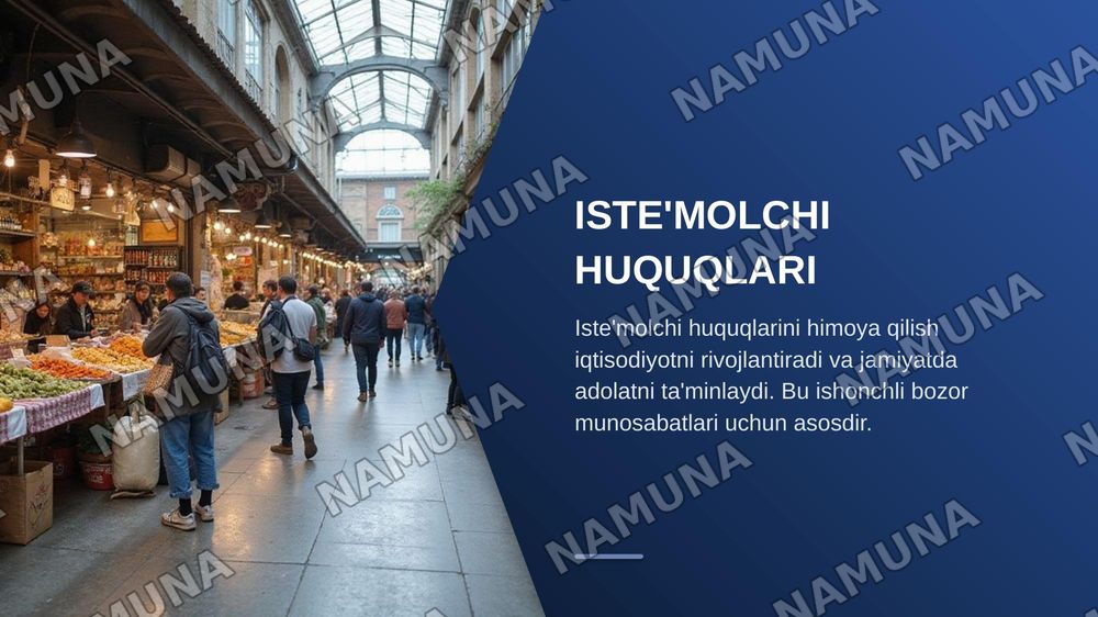 Iste’molchilar huquqlarini himoya qilish qonunchiligi va marketing. Franchayzing va savdoning zamonaviy shakllari — zamonaviy taqdimot, 3-slayd