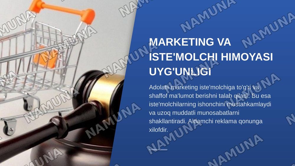 Iste’molchilar huquqlarini himoya qilish qonunchiligi va marketing. Franchayzing va savdoning zamonaviy shakllari — zamonaviy taqdimot, 5-slayd