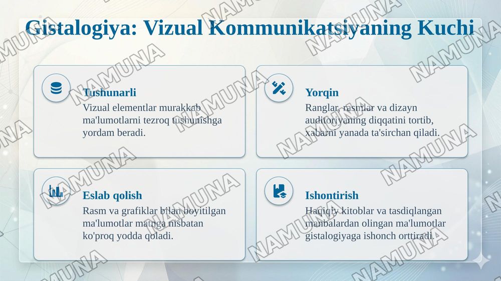 Gistalogiya — taqdimot, 4-slayd