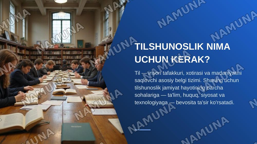 Tilshunoslik fanining maqsad va vazifalari — zamonaviy taqdimot, 3-slayd