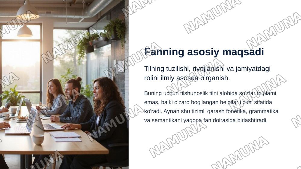 Tilshunoslik fanining maqsad va vazifalari — zamonaviy taqdimot, 4-slayd