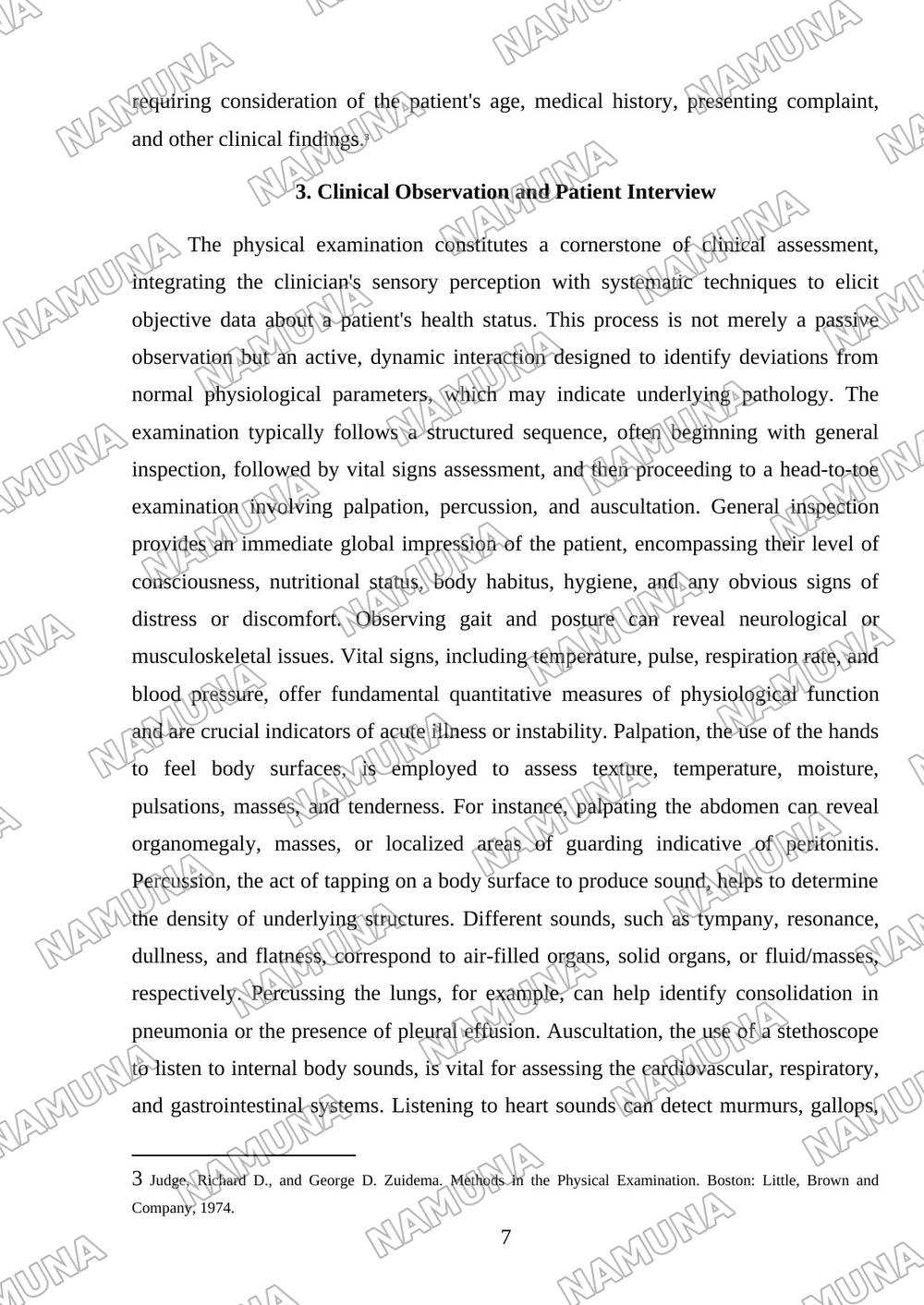 Physical examination of a patient — mustaqil ish, 7-varaq