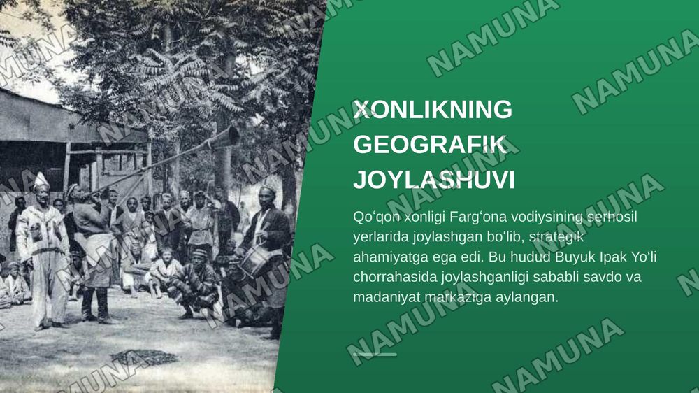 qoʻqon honligi — zamonaviy taqdimot, 4-slayd