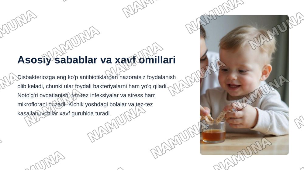 Bolalarda disbakteriozda hamshiralik ishi. — zamonaviy taqdimot, 5-slayd