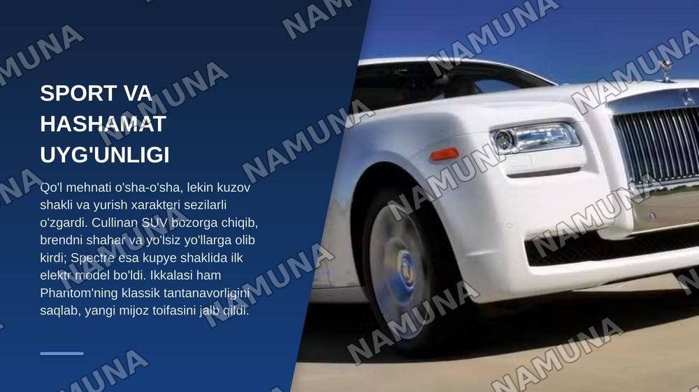 Rolls Royce — zamonaviy taqdimot, 7-slayd