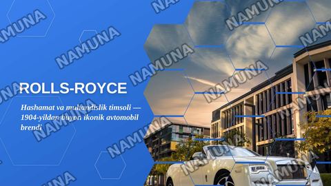 Rolls Royce — zamonaviy taqdimot
