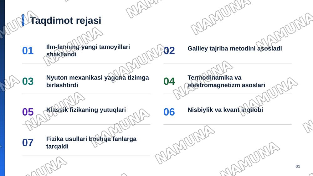 XVI-XX asrlarda fizika fanining evolyutsiyasi. Fundamintal ilmiy izlanishlar va metodologik burilishlar tarixi — zamonaviy taqdimot, 2-slayd