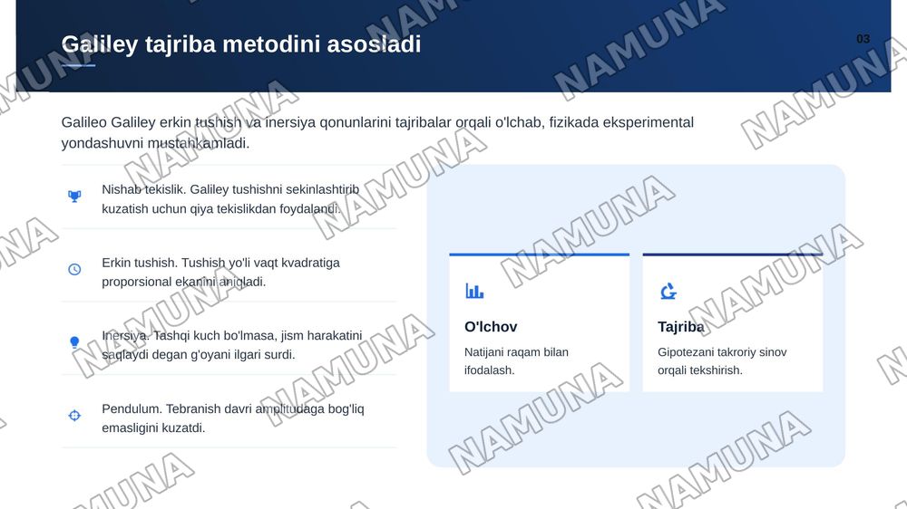 XVI-XX asrlarda fizika fanining evolyutsiyasi. Fundamintal ilmiy izlanishlar va metodologik burilishlar tarixi — zamonaviy taqdimot, 4-slayd
