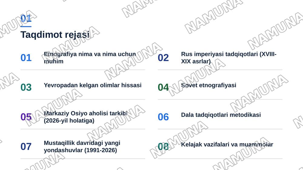 Markaziy Osiyo xalqlari etnografiyasi tarixi — zamonaviy taqdimot, 2-slayd