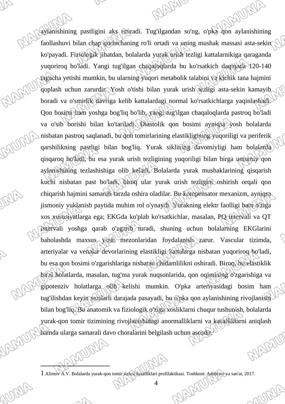 Yurak qon tomir kasalliklarida bolani tekshirish usullari,kasalliklari — mustaqil ish, 4-varaq